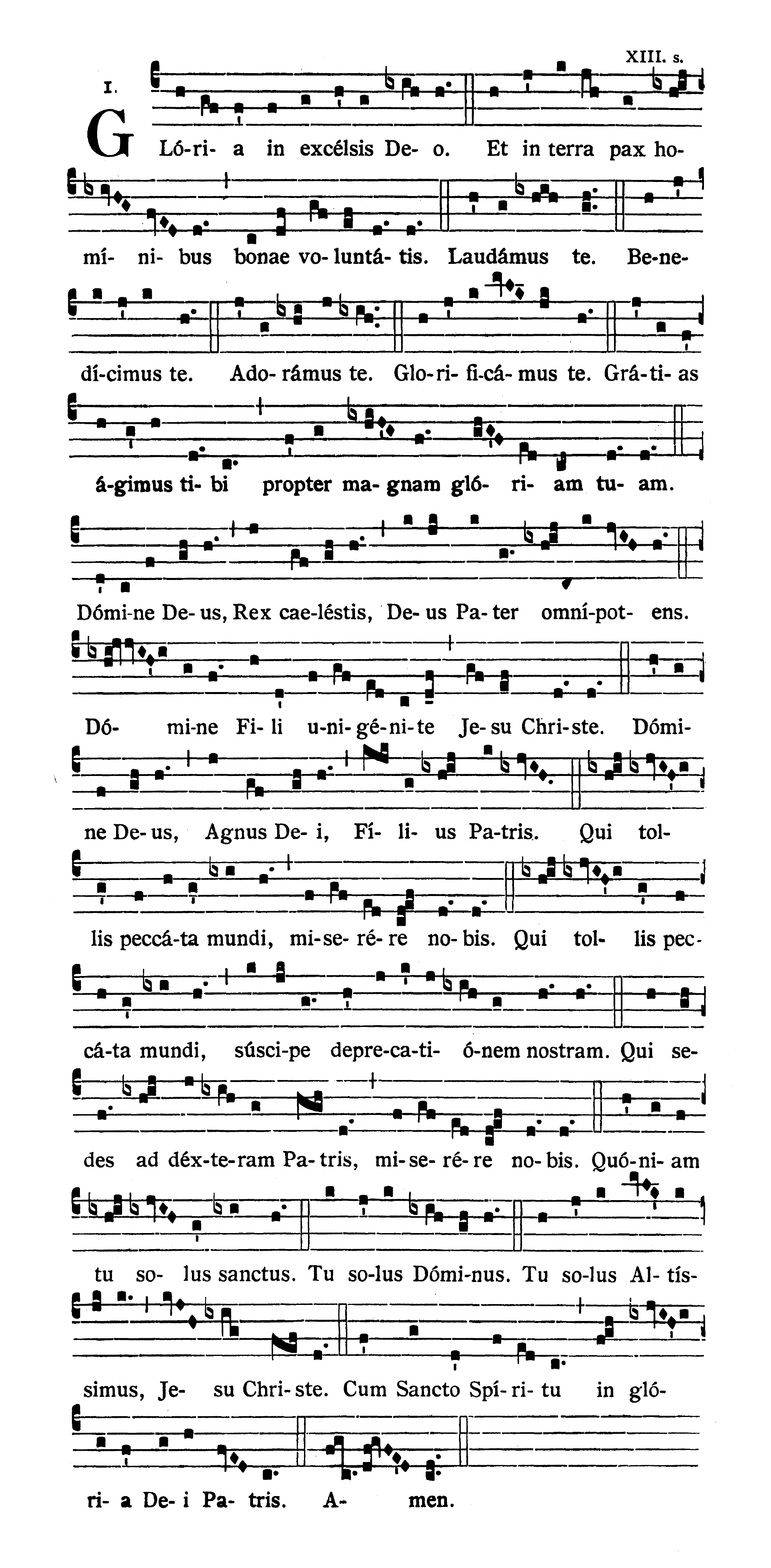 Missa II (Kyrie fons bonitatis) - Gloria