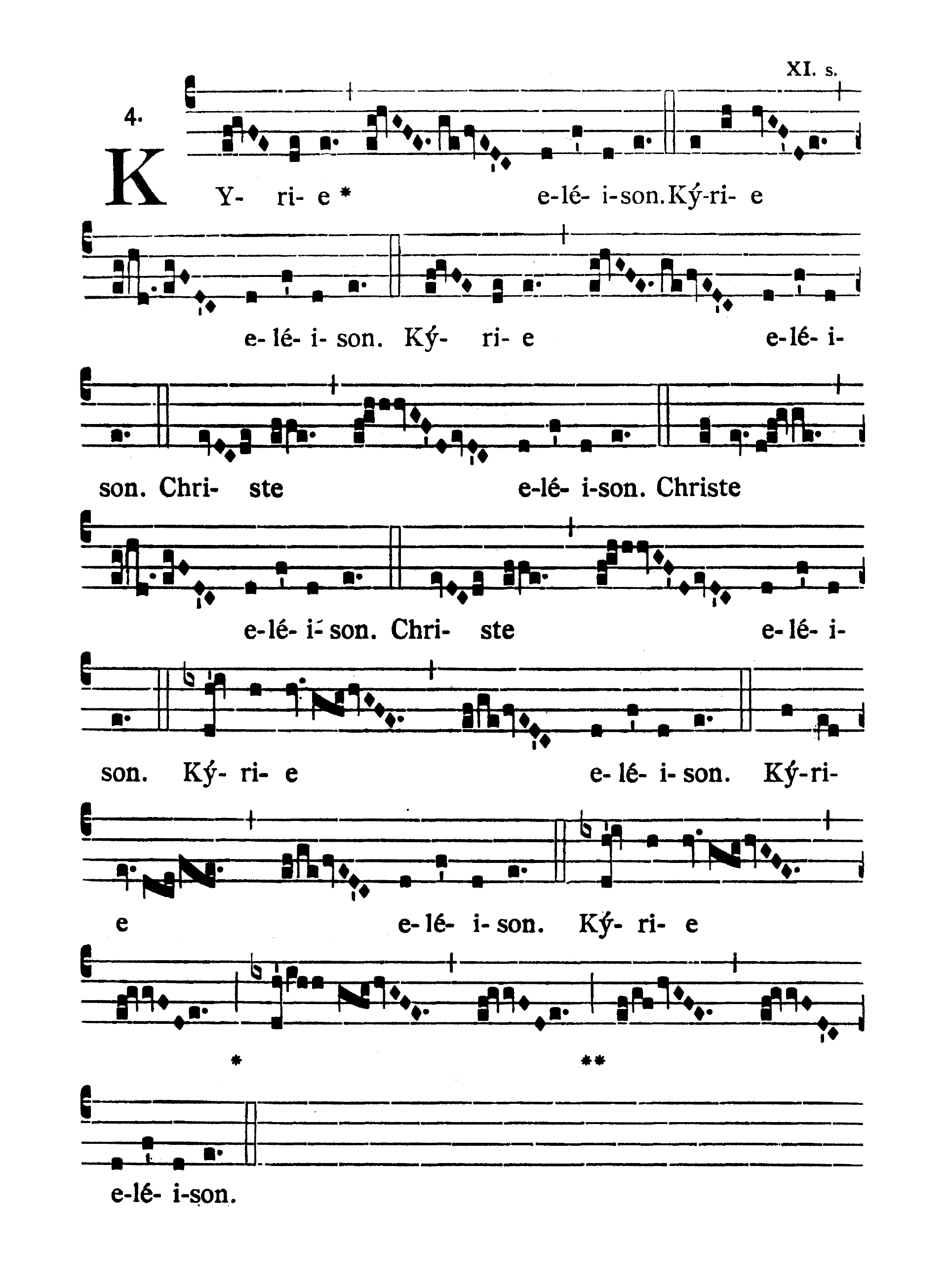 Missa III (Kyrie Deus sempiterne) - Kyrie