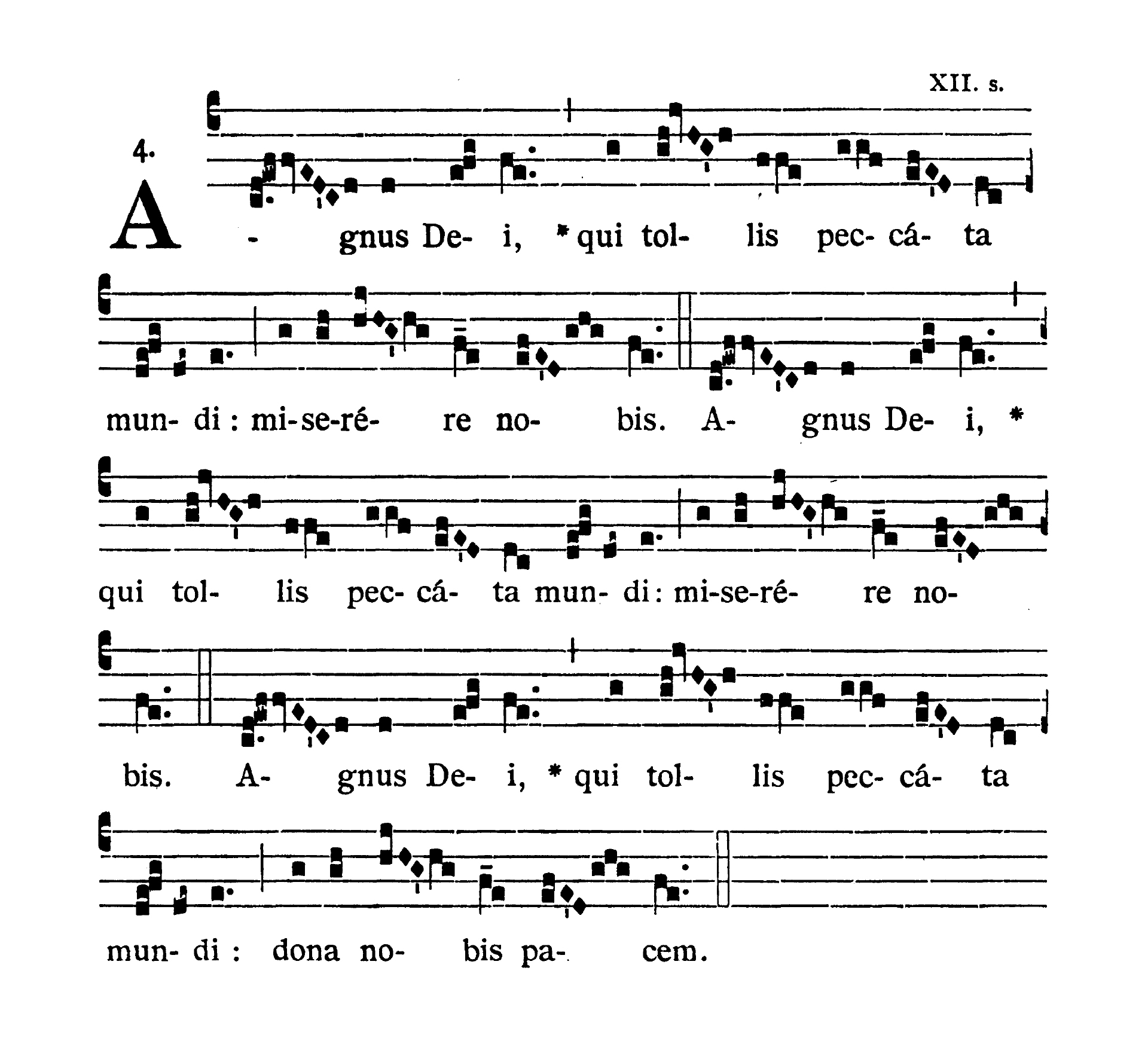 Missa V (Kyrie magnae Deus potentiae) - Agnus Dei