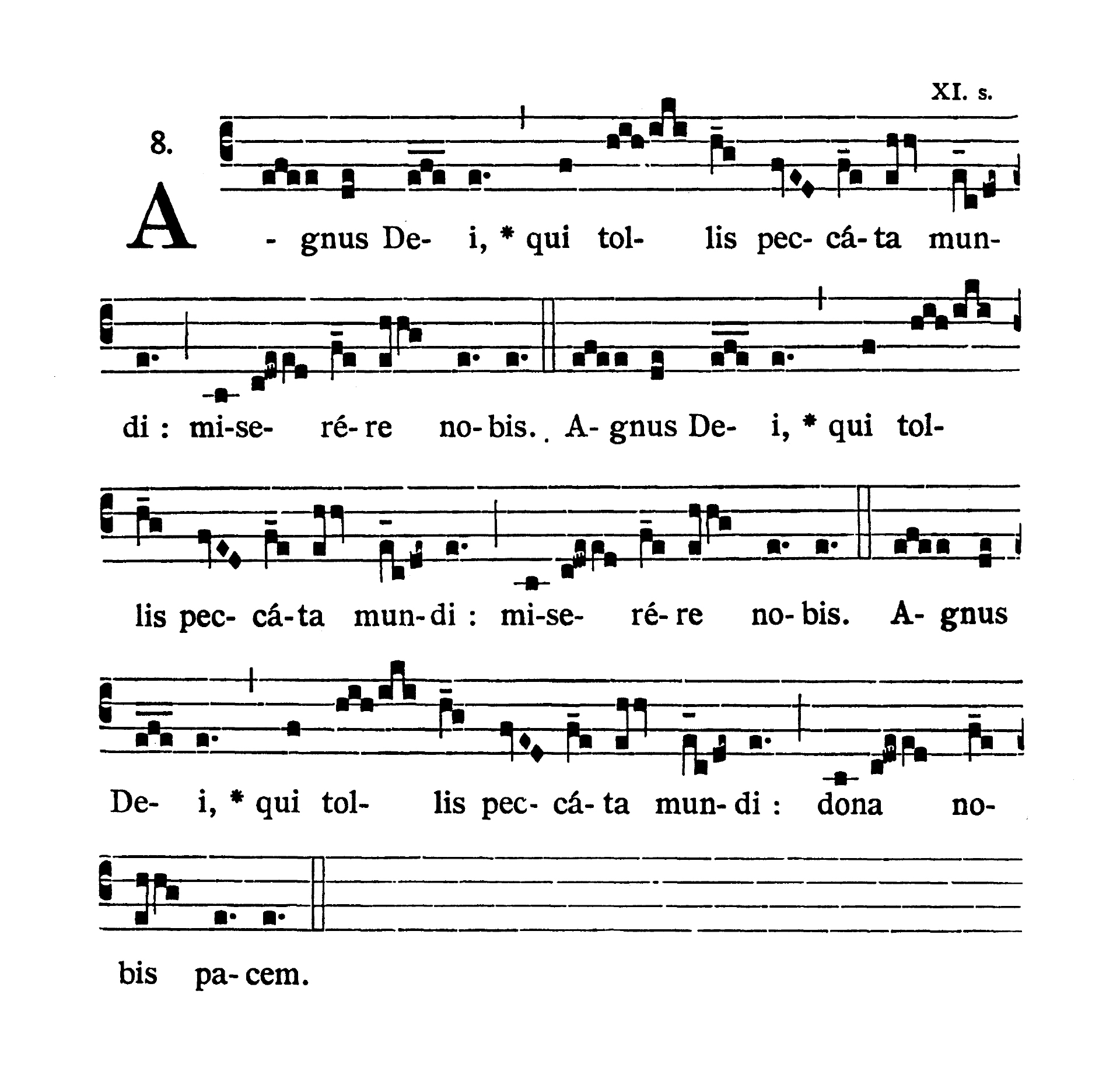 Missa VI (Kyrie Rex Genitor) - Agnus Dei