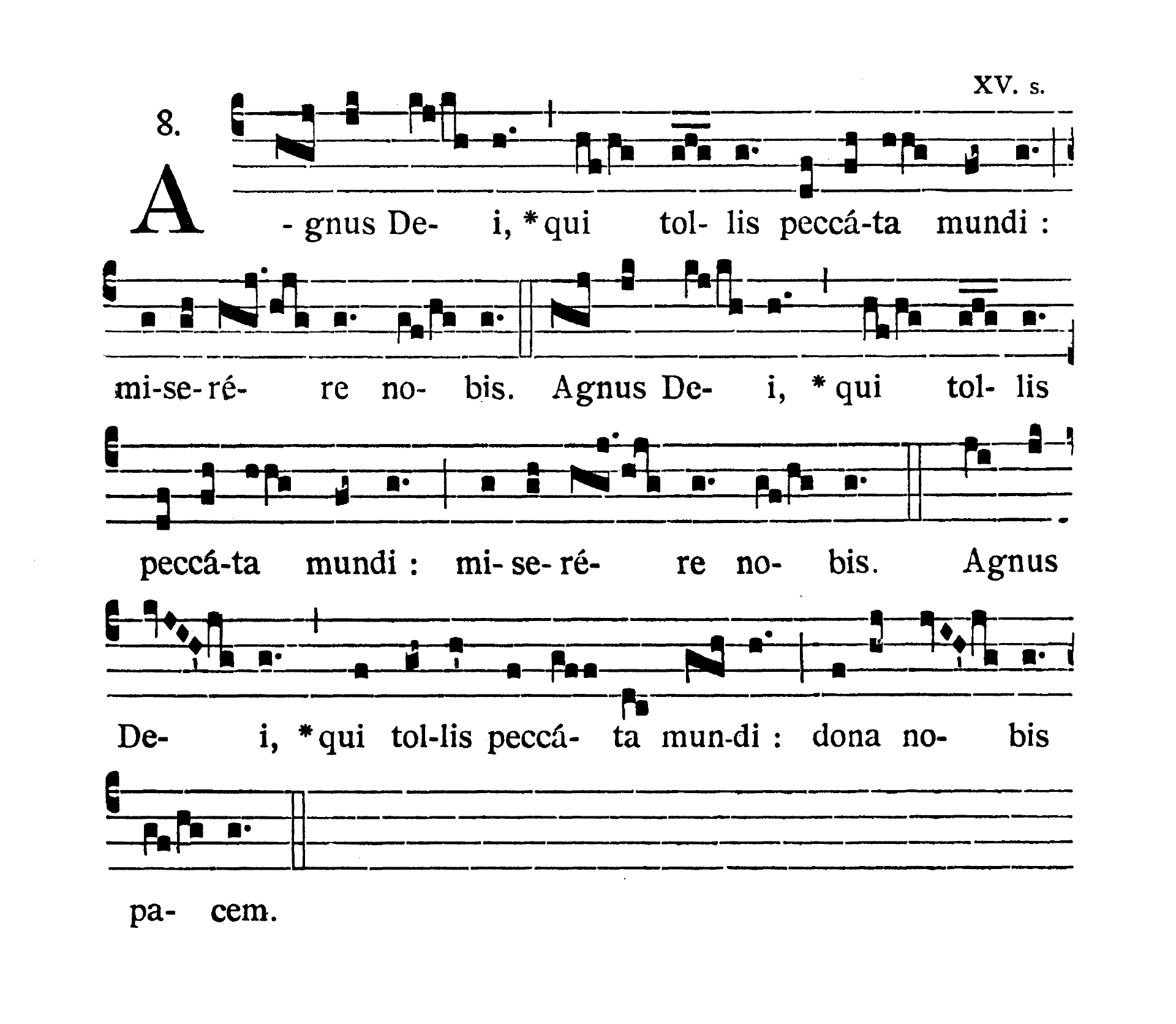 Missa VII (Kyrie Rex splendens) - Agnus Dei