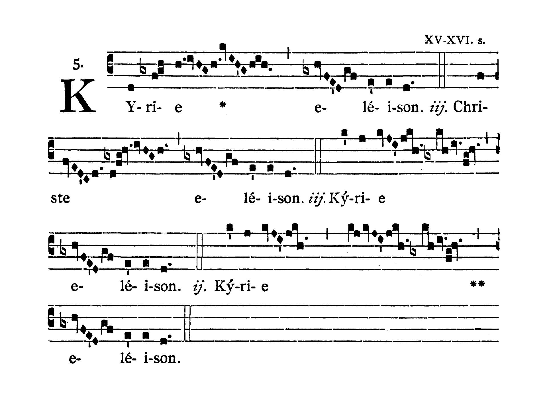Missa VIII (De Angelis) - Kyrie