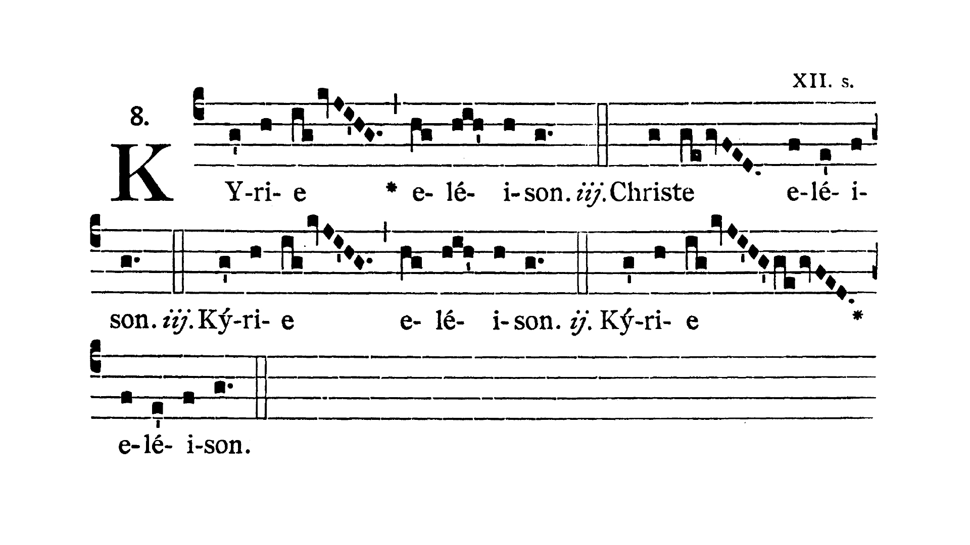 Missa XII (Pater cuncta) - Kyrie