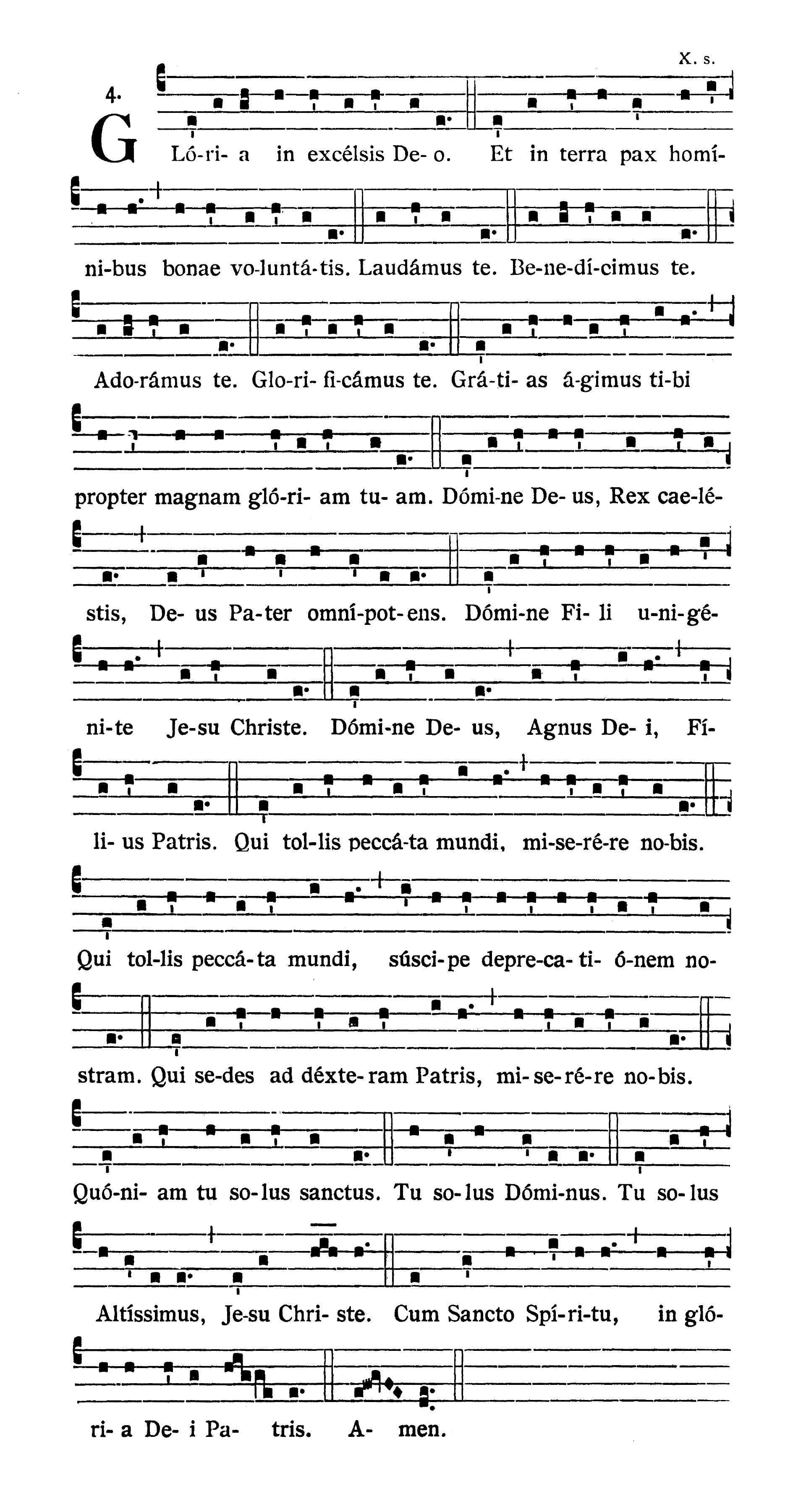 Missa XV (Dominator Deus) - Gloria