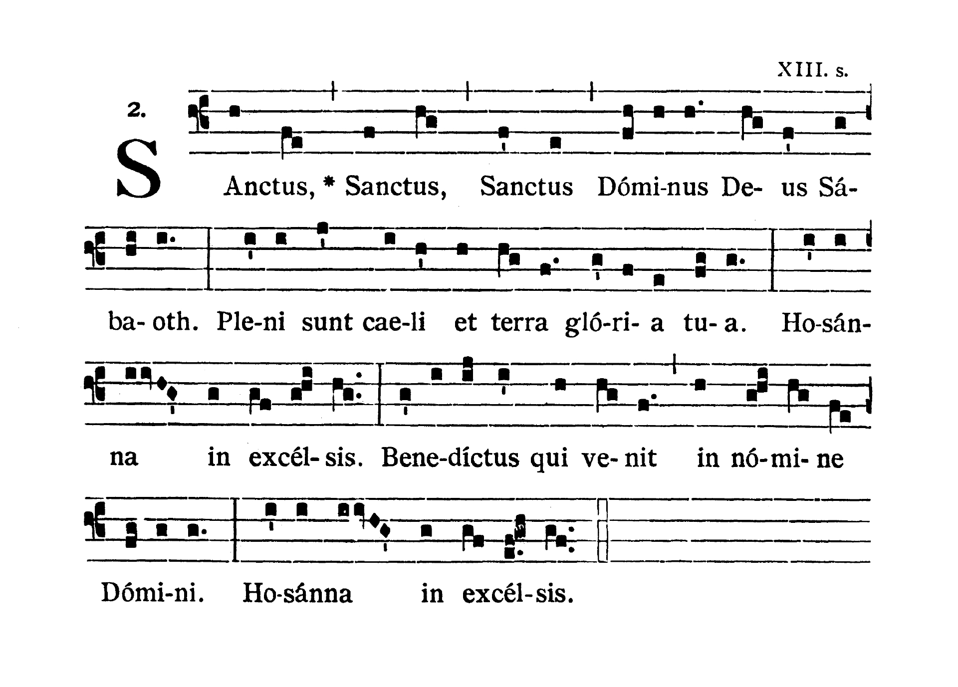 Missa XVI - Sanctus