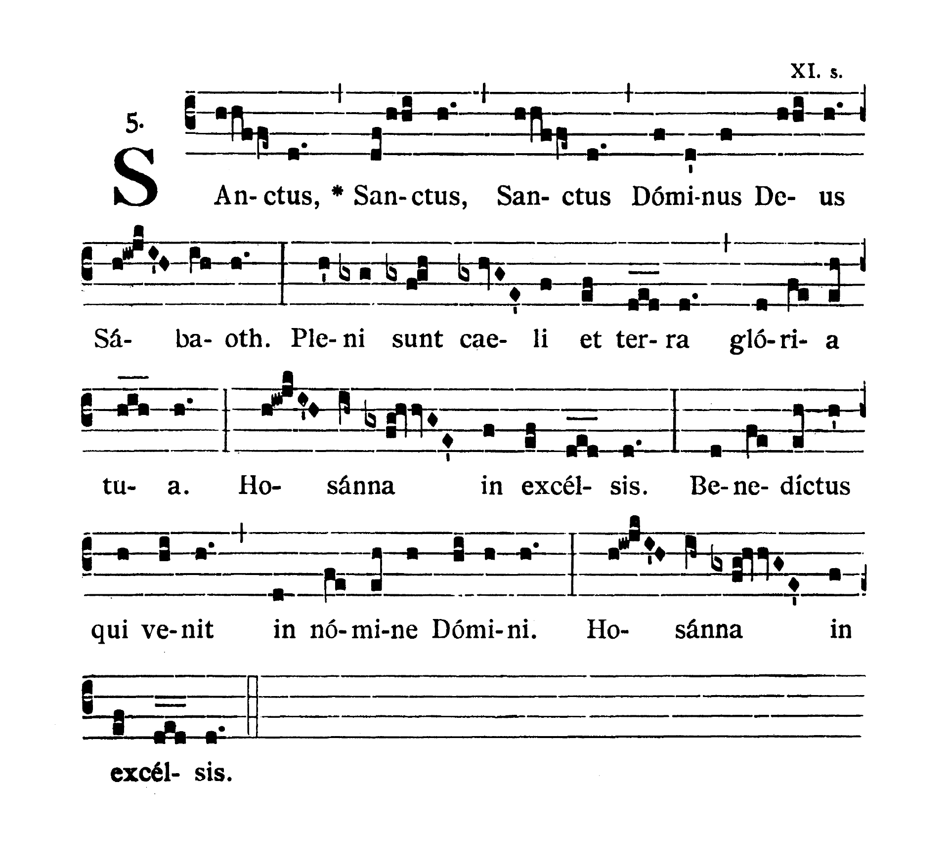 Missa XVII - Sanctus