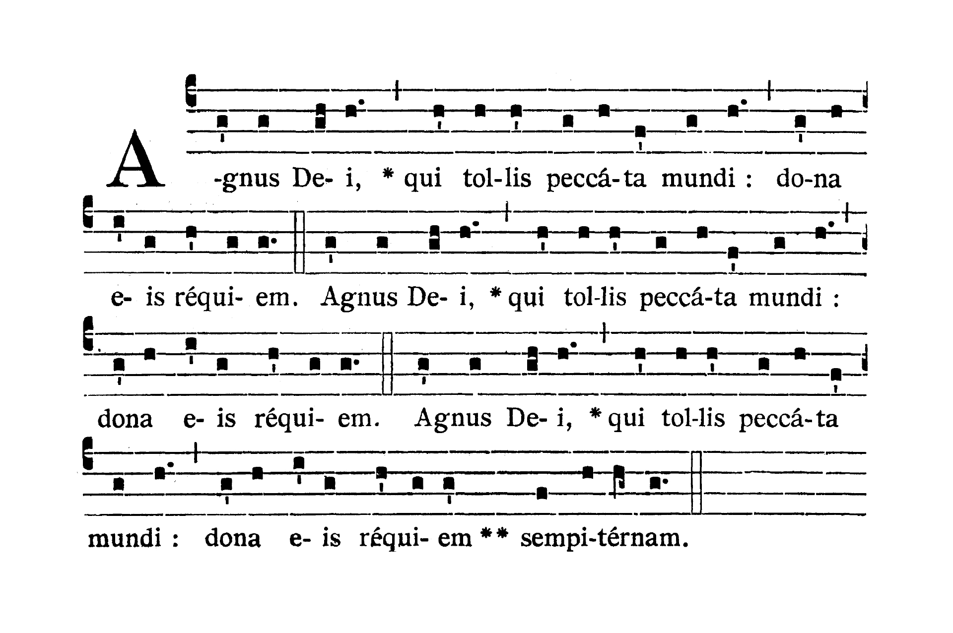 Missa pro defunctis - Agnus Dei