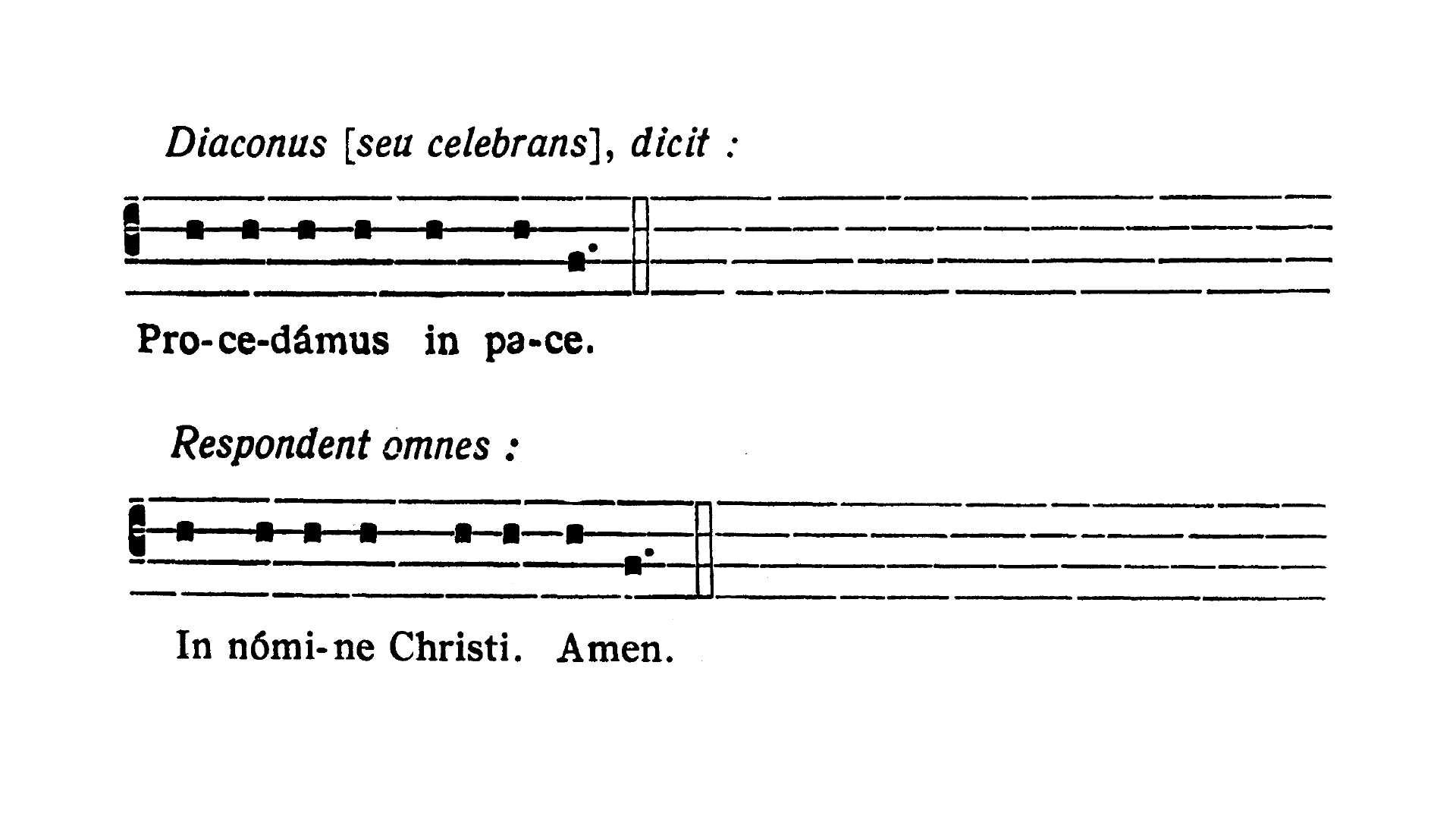 Dominica II in Passionis seu in Palmis (II Niedziela Męki Pańskiej lub Palmowa) - Procedamus