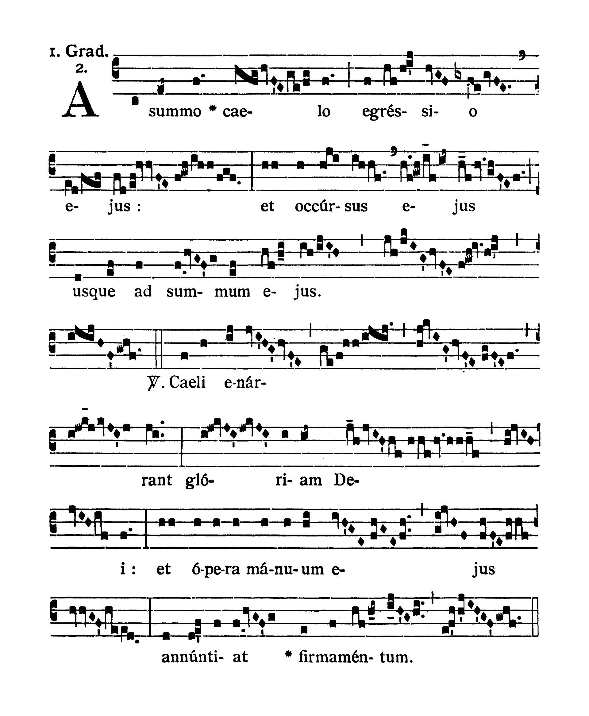 Sabbato Quatuor Temporum Adventus - Graduale (A summo caelo)
