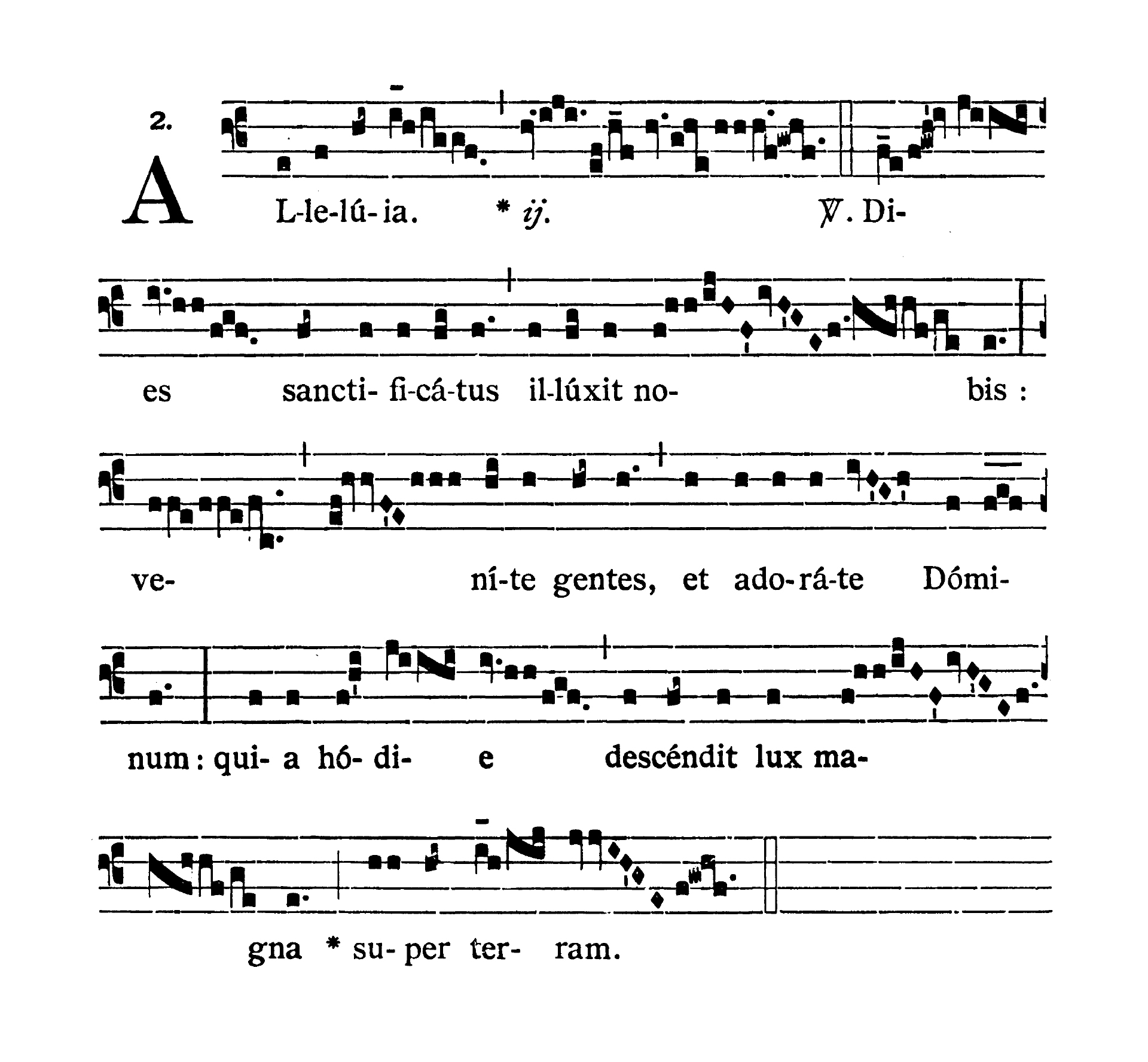 De Octava Nativitatis Domini - Alleluia (Dies sanctificatus)