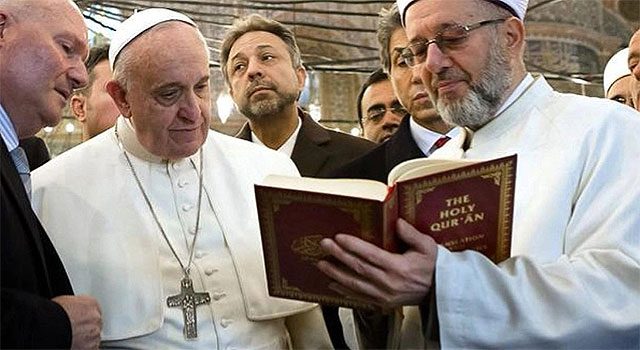 Antipope Francis supports the Koran