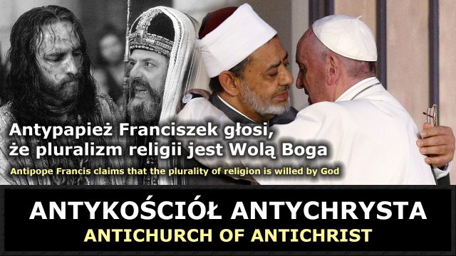 Antipope Francis claims that the plurality of religion is willed by God